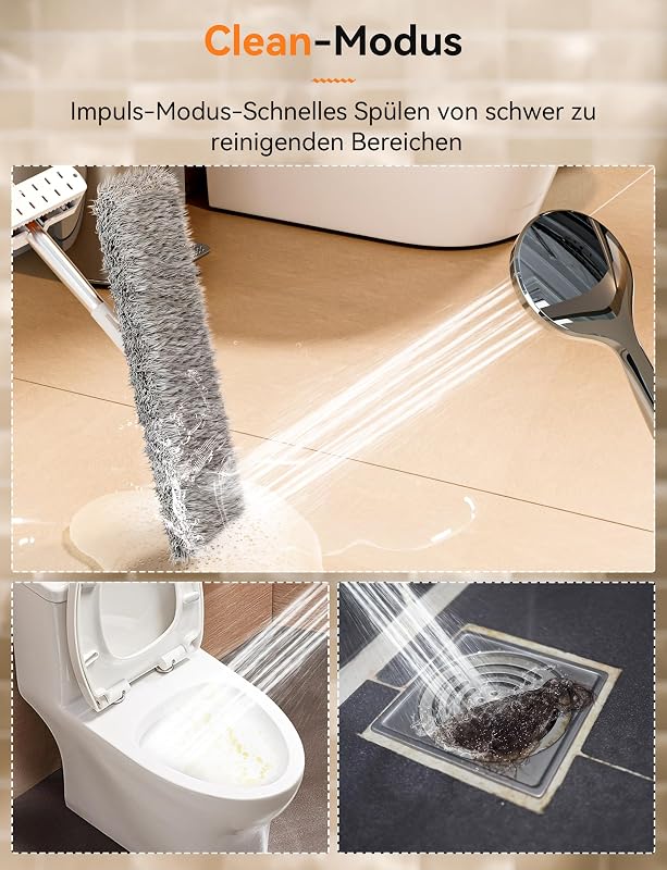 Magichome Zuhanyfej Víztakarékos 5 Sugártípus Nagy Nyomású Kézi Zuhanyrózsa Króm Kivehető Modern Fürdőszoba