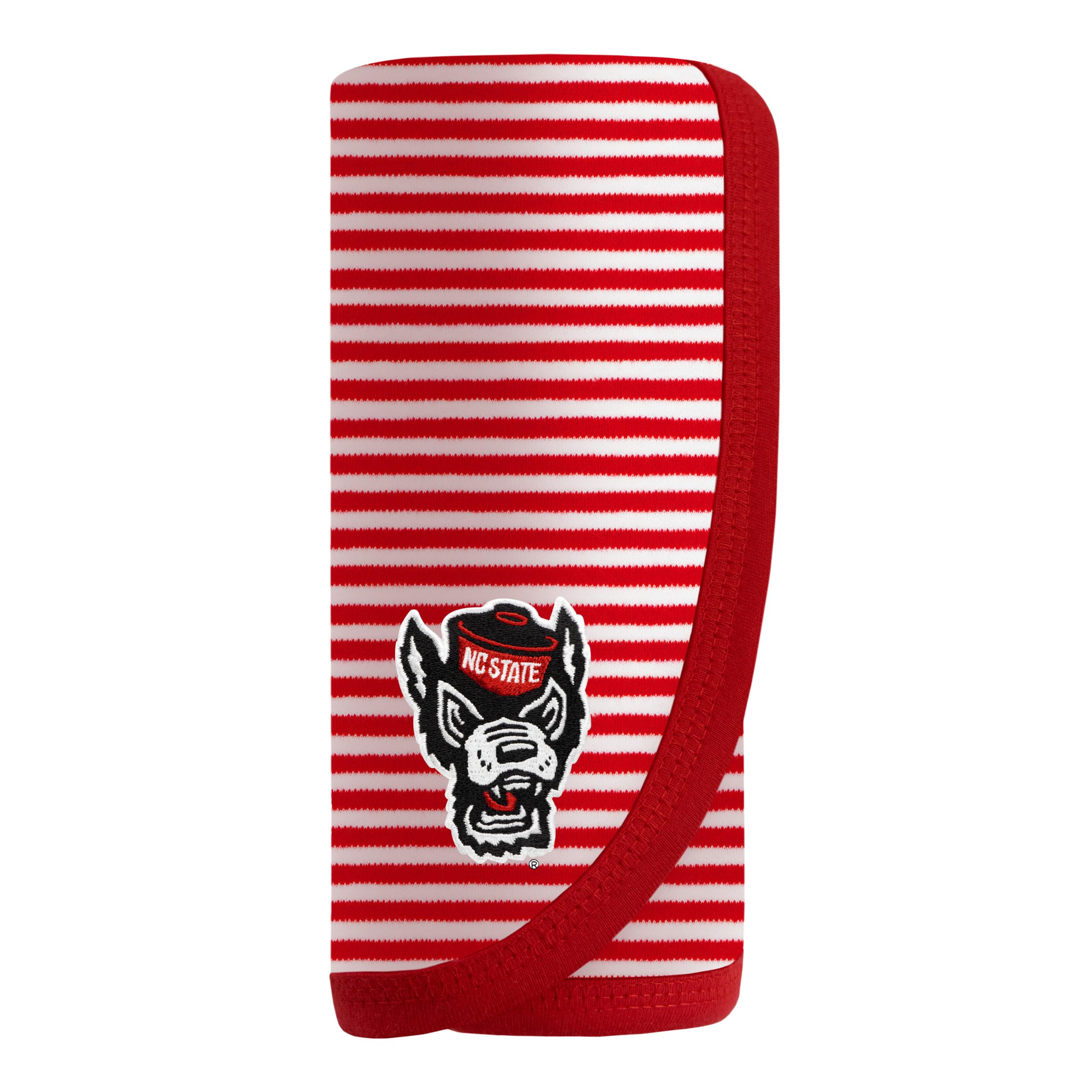 Creative Knitwear College Baby NCAA Infant Striped/Solid Blanket, Unisex, One Size 37.5 X 33.5