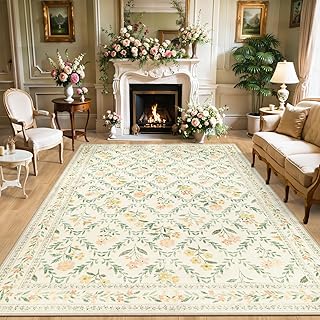 28 Vintage Bathroom Ideas Full of Timeless Charm 151 8x10 Area Rugs for Living Room: Floral Washable Rug Vintage Large Soft B...