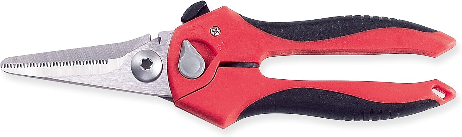 Ascend Tools 8 inch Heavy Duty Professional Spring Loaded Multipurpose Straight Edge Shears