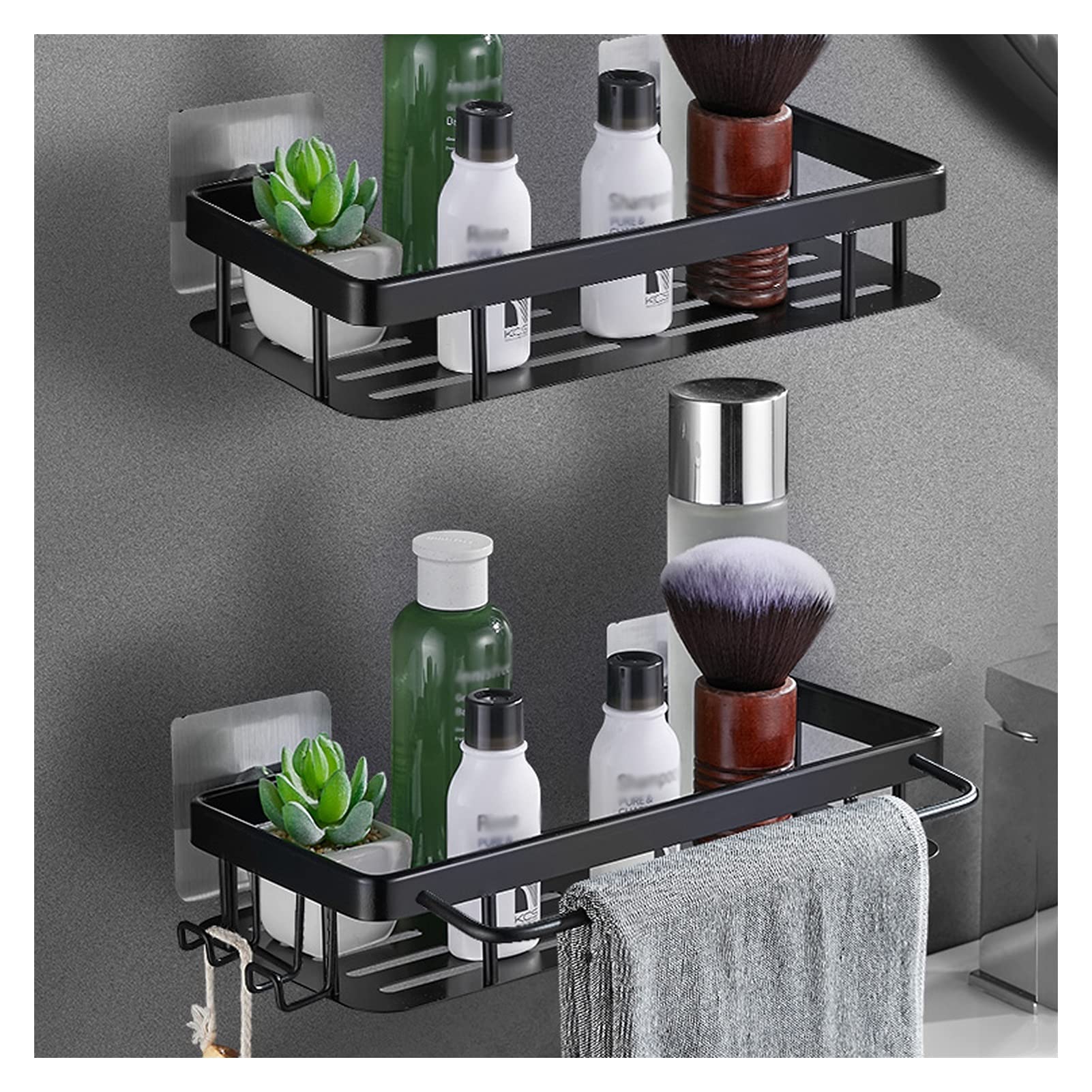 Set Di 2 Mensole A Parete Mensola Da Muro Ripiano Portaoggetti In Legno Metallo Design Moderno