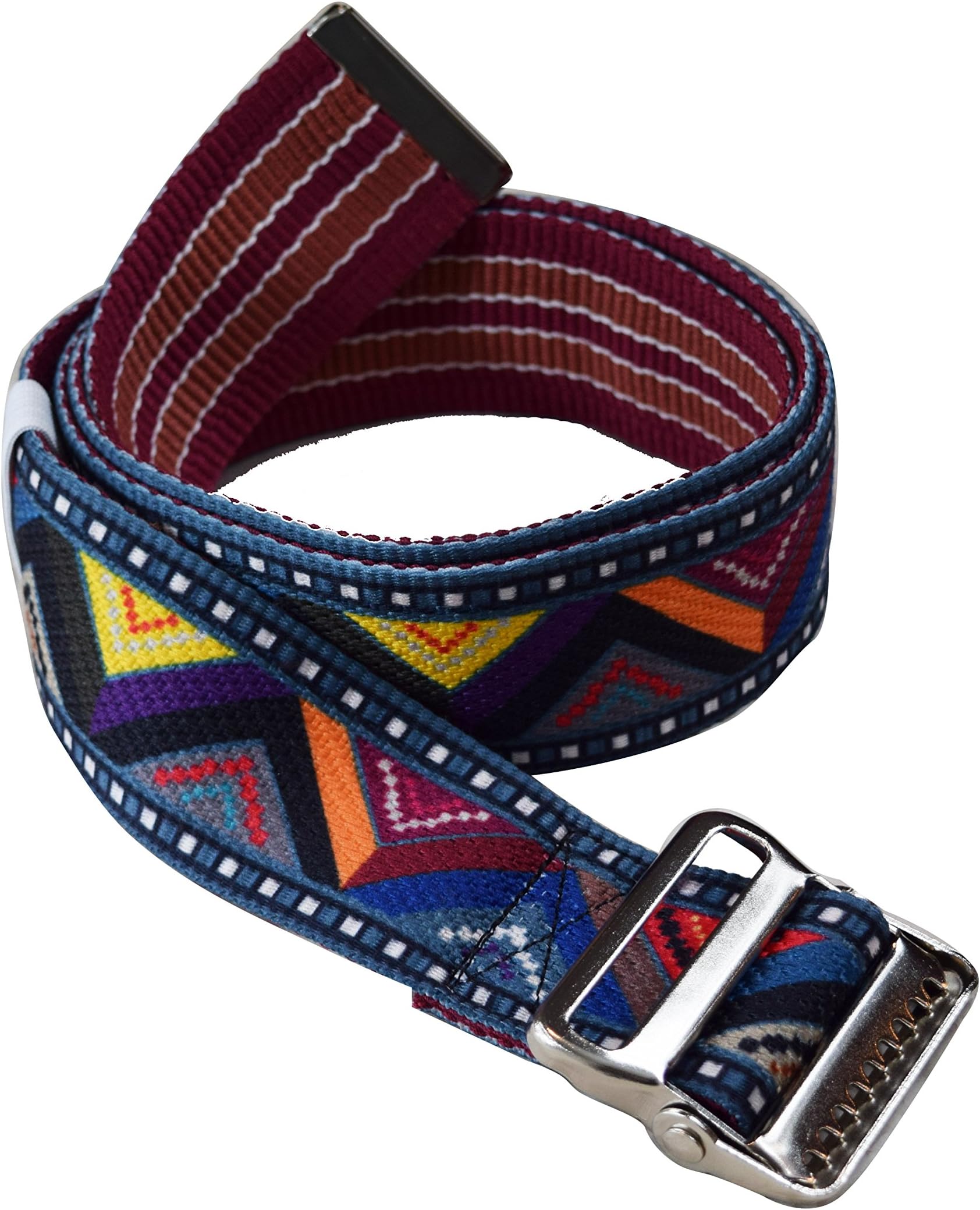 Gait Belt by LiftAid - Stylish Patient Walking and Transfer Belt with Metal Buckle - Assits Nurses, Caregivers, Occupational and Physical Therapy - Washable - 60"L x 2"W (Eclectic)