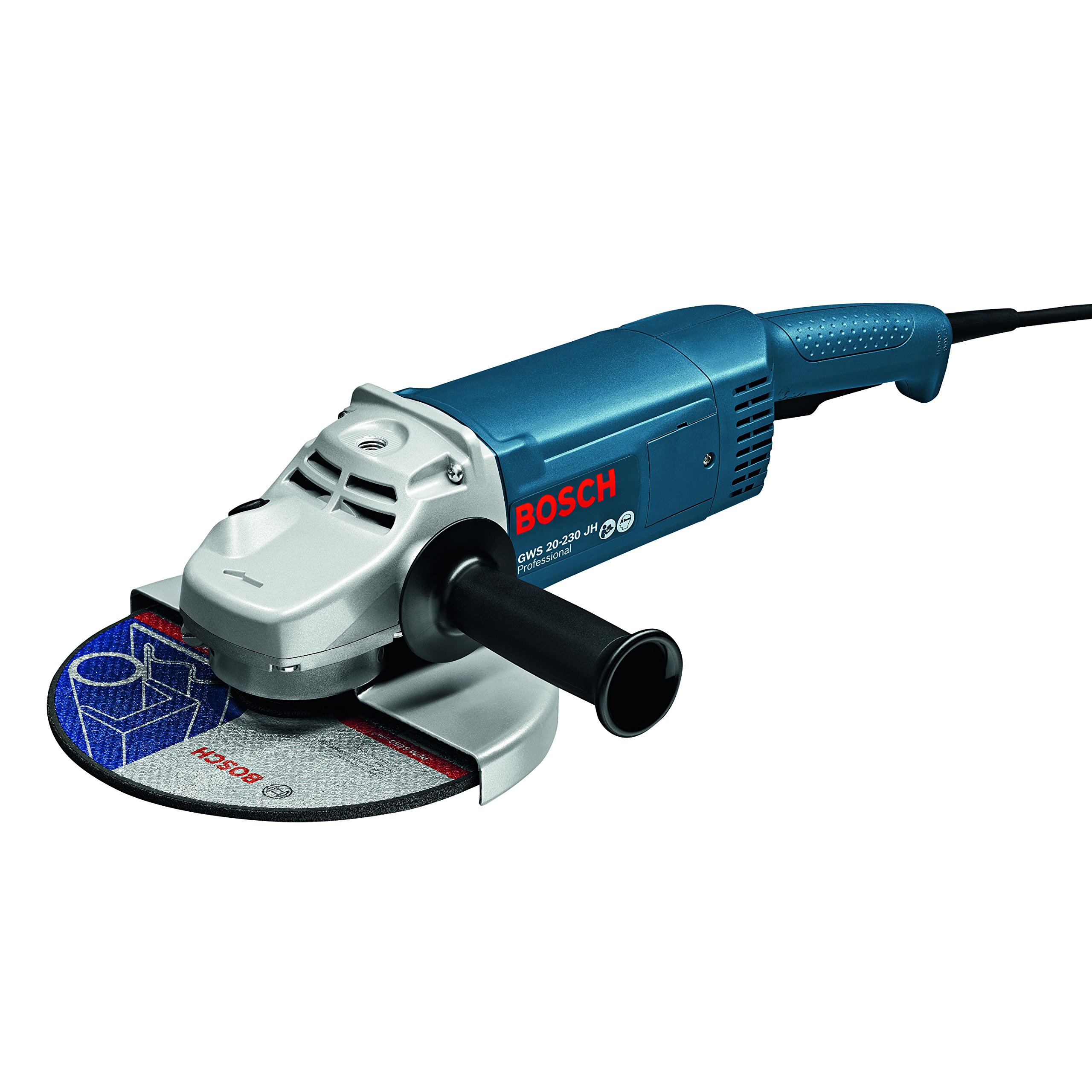 Bosch Professional Smerigliatrice Angolare Gws 20-230 Jh (Motore da 2.200 Watt, Ø Disco: 230 Mm, Incl. Maniglia Aggiuntiva)