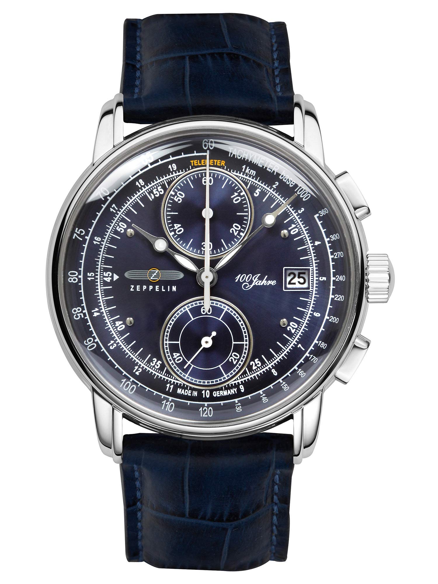 Zeppelin Leather 100Jahre Analog Blue Dial Men Watch-86703, Blue Band (B0722FDP3N) Amazon Price History, Amazon Price Tracker