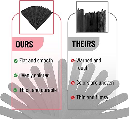 Vista 58 de Mr. Pen - Palitos de paletas de colores, palitos de madera de colores arcoíris para manualidades, paquete de 200, 4.5 pulgadas, suministros