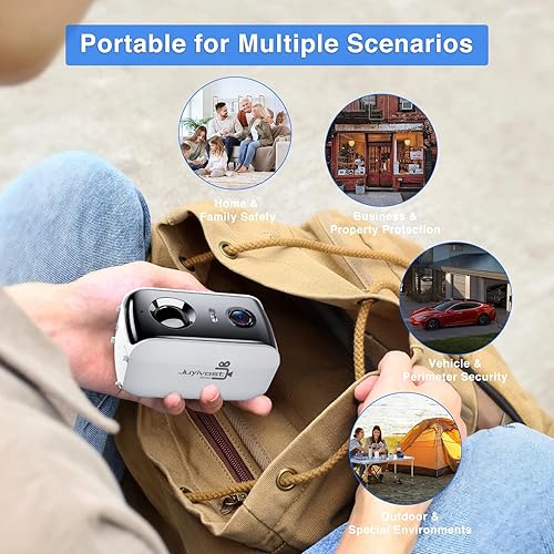 Miniatura 3 de Cámaras de seguridad inalámbricas para exteriores, cámaras WiFi 2K para seguridad del hogar, cámaras de detección de movimiento AI alimentadas por