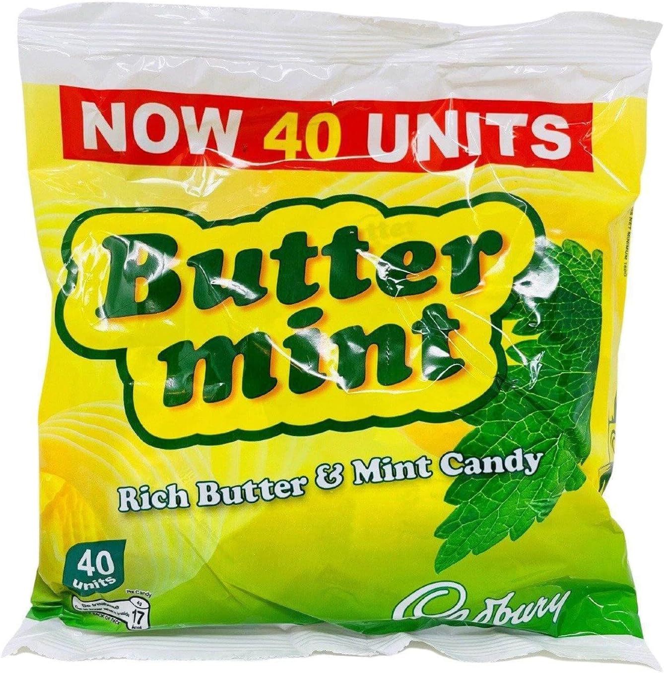 Butter Mint - Rich Butter and Mint Candy [40 pieces]