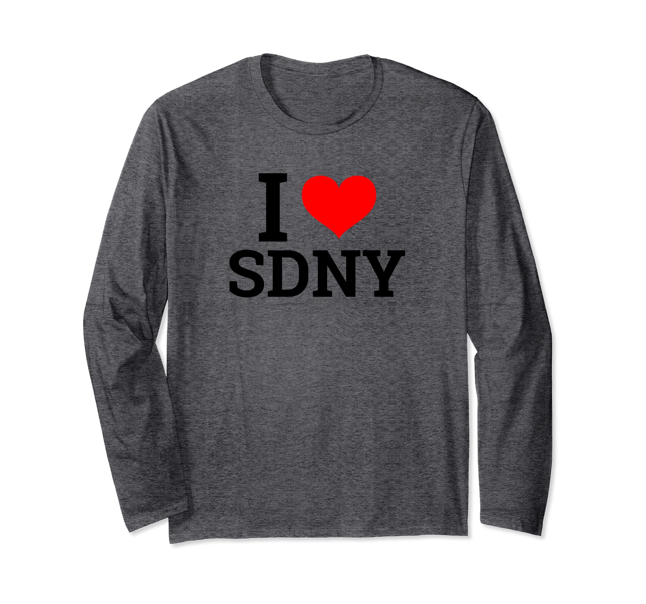 I Love (heart) SDNY - Southern District of New York Legal Long Sleeve T-Shirt
