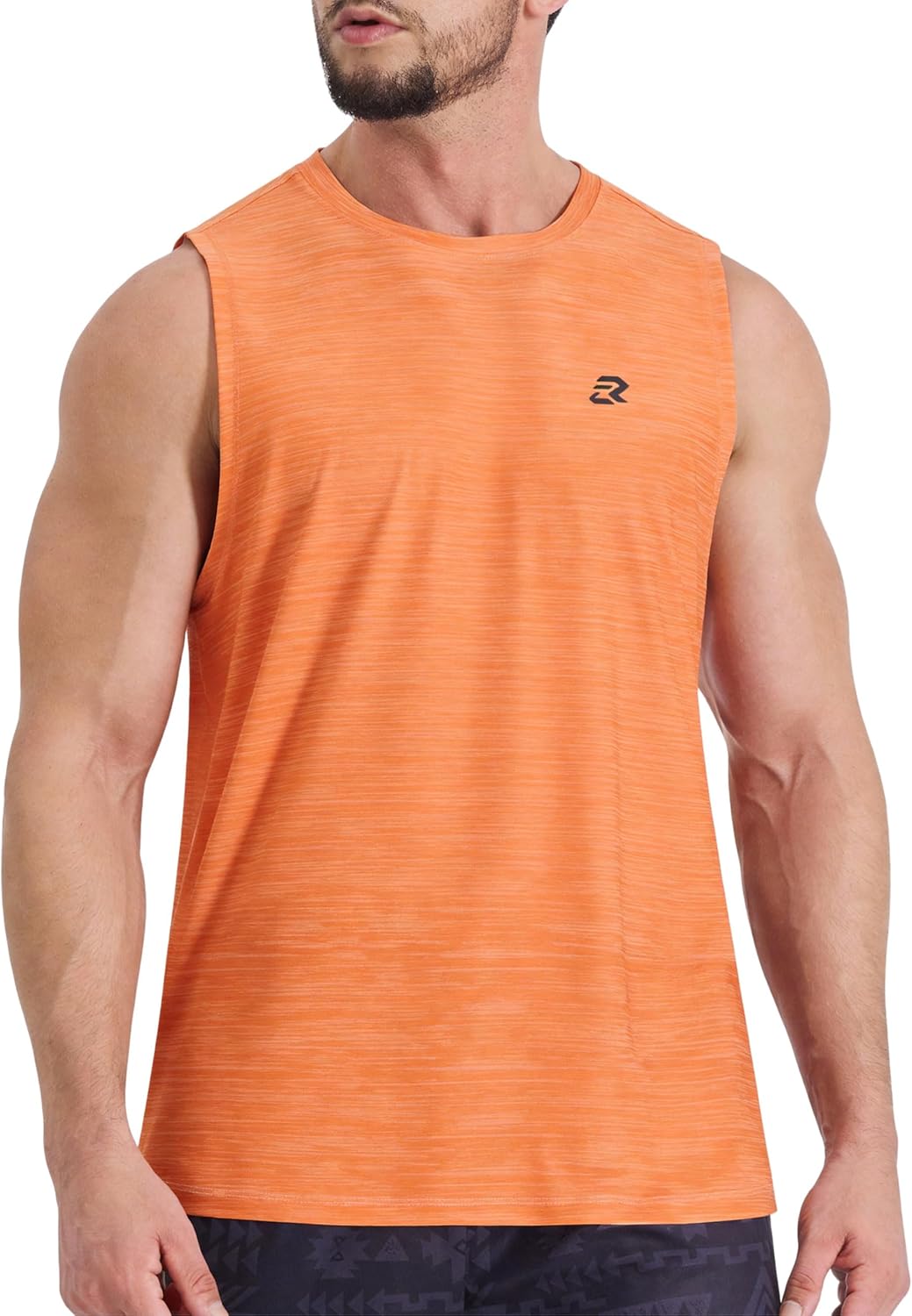 Men's Tank Tops Quick Dry Workout Muscle Gym Sleeveless Shirts UPF 50+ Sun Protection Running Beach Summer Swim Shirts