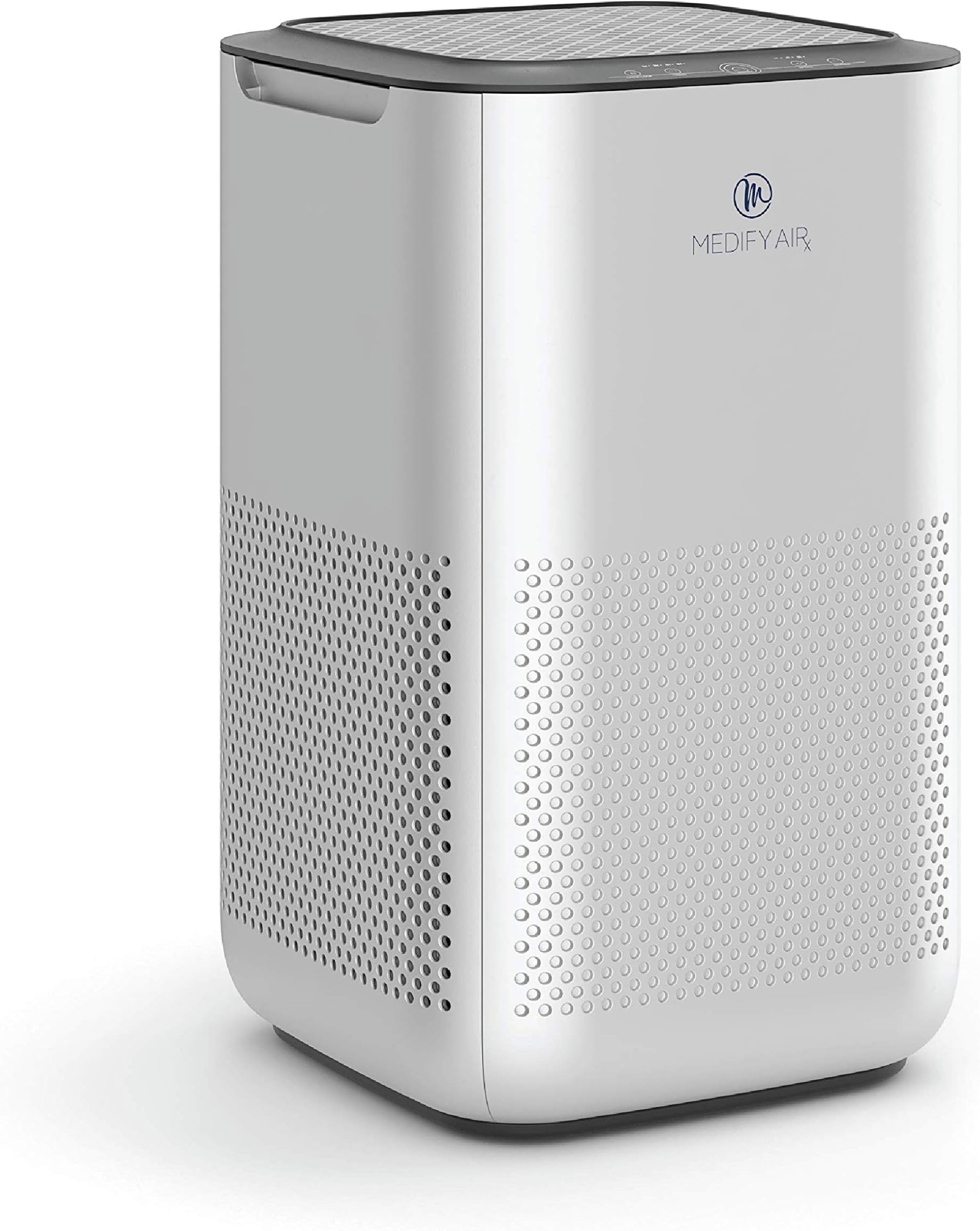 Medify MA-15 Air Purifier with H13 True HEPA Filter | 30 sq m Coverage | for Allergens, Smoke, Smokers, Dust, Odors, Pollen, Pet Dander | Quiet 99.9% Removal to 0.1 Microns | Silver, 1-Pack