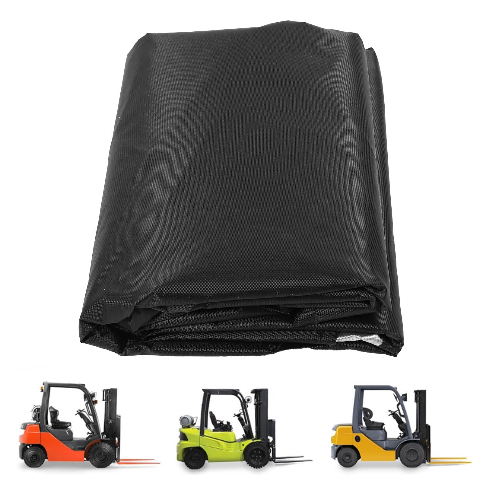 Housse de protection pour chariot élévateur, imperméable, coupe-vent, anti-pluie et anti-soleill, tissu Oxford 210D, pour cabine de chariot élévateur, toutes saisons