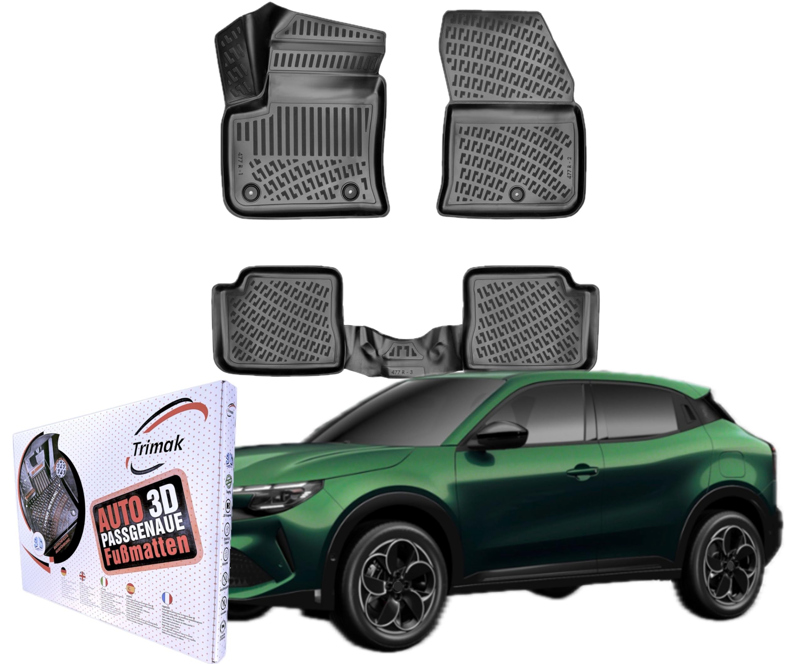 Trimak Tappetini 3D per Alfa Romeo Junior Elektro dal 2024