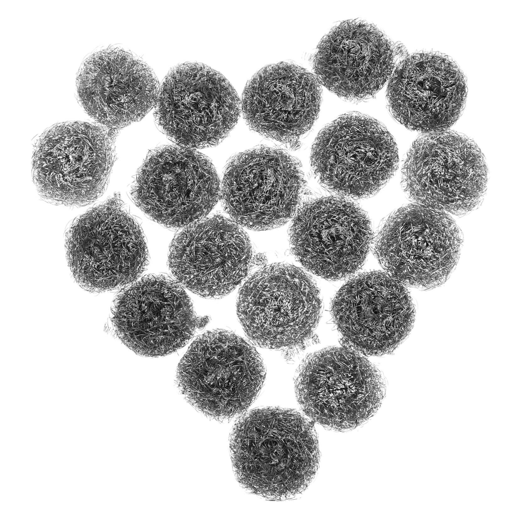 PartyKindom 1 Pack Stainless Steel Scrubber, Stainless Steel Sponges Scrubbing Scouring Pad for Cleaning Dishes,Pans,Pots,Bowl