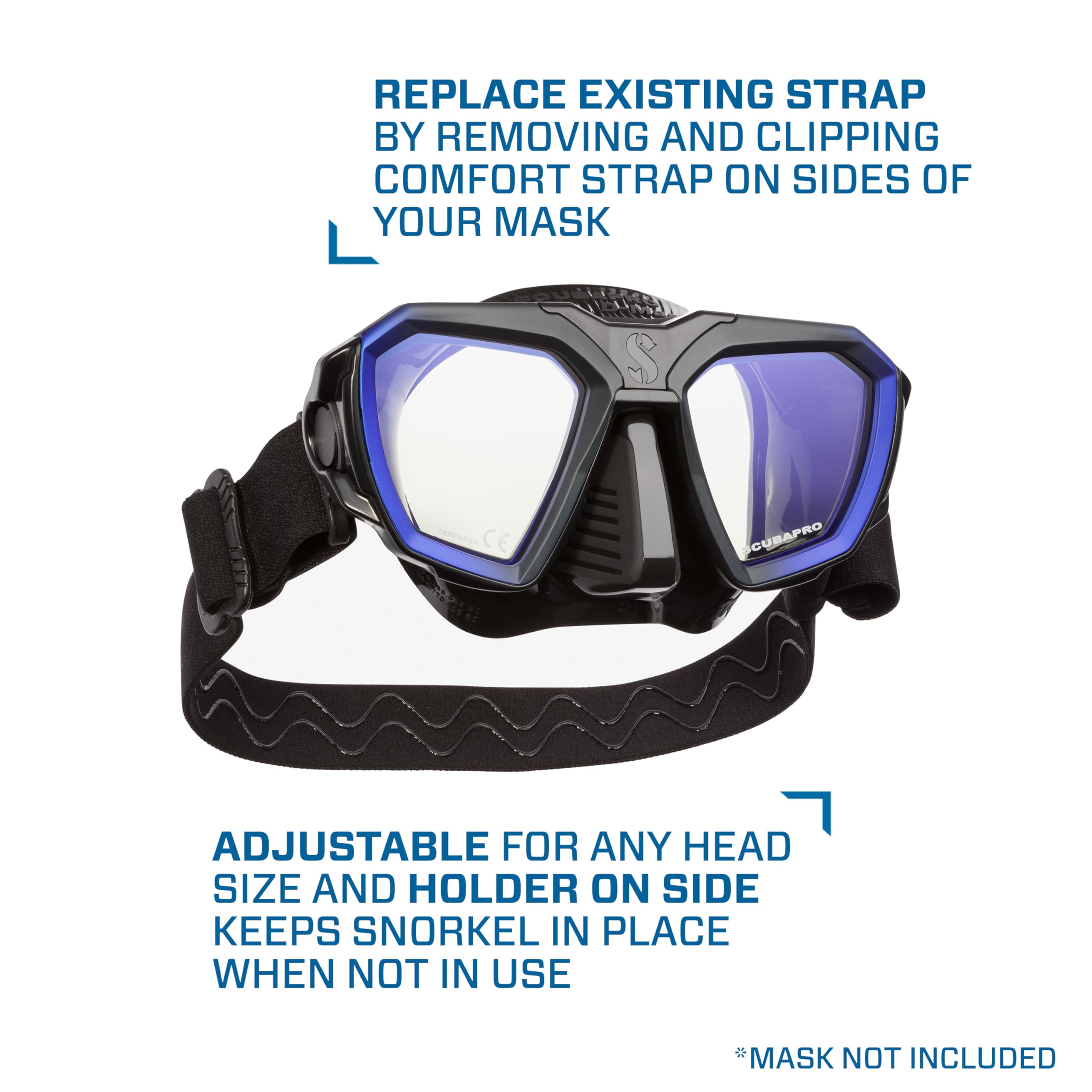 SCUBAPRO Comfort Strap - Kit di erogatore per immersioni in acqua fredda, confezione da 1