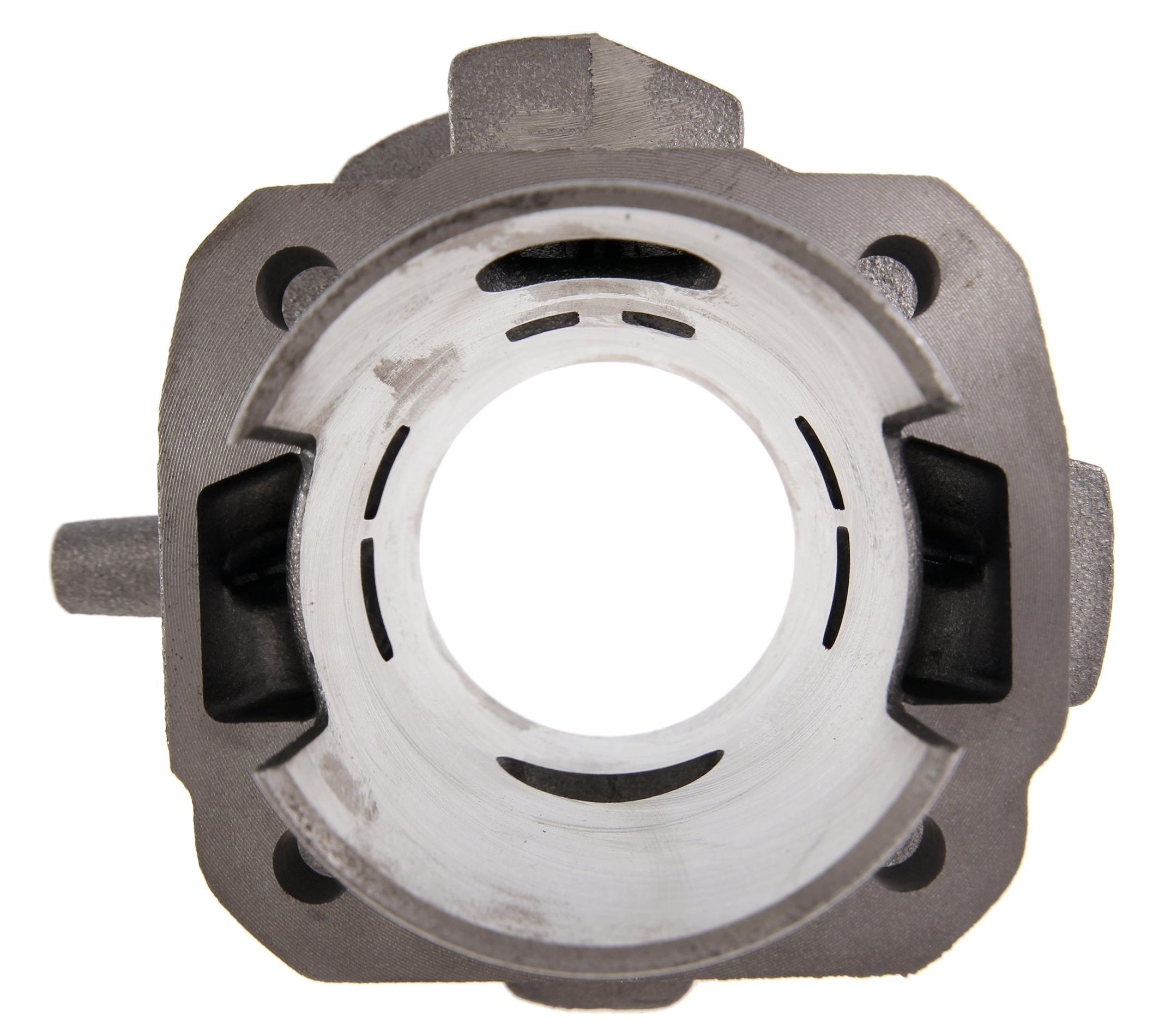 MALOSSI Rennzylinder 112ccm für Vespa 50/PK50/S/XL/XL2 Grauguß, 6 ÜS, Hub 43mm, inkl. Zylinderkopf, Ø 57,5mm, M6 Auslassstehbolzen, mit SIP -Datenblatt