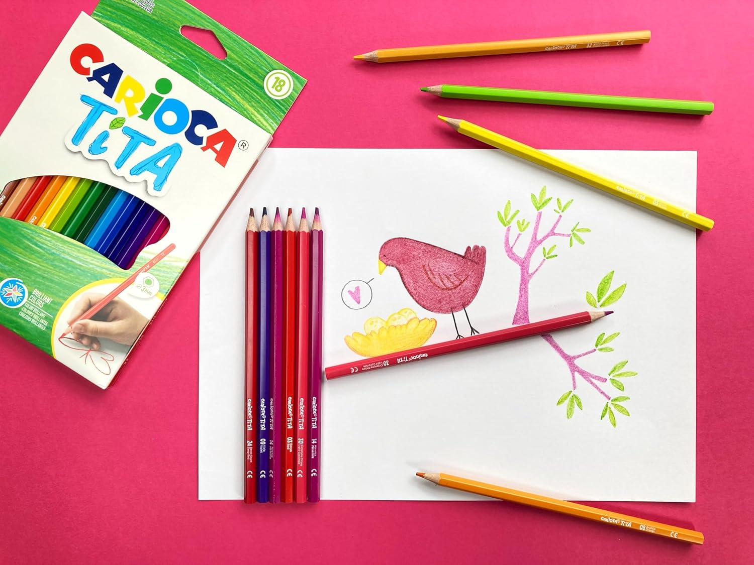 Tita Dye Pencil Maxi Rainbow Set of 80