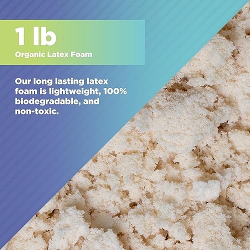 Miniatura 27 de Relleno de gomaespuma triturada, para reciclado de pufs, camas para mascotas y almohadas. Fabricado en los Estados Unidos, de Bean Products