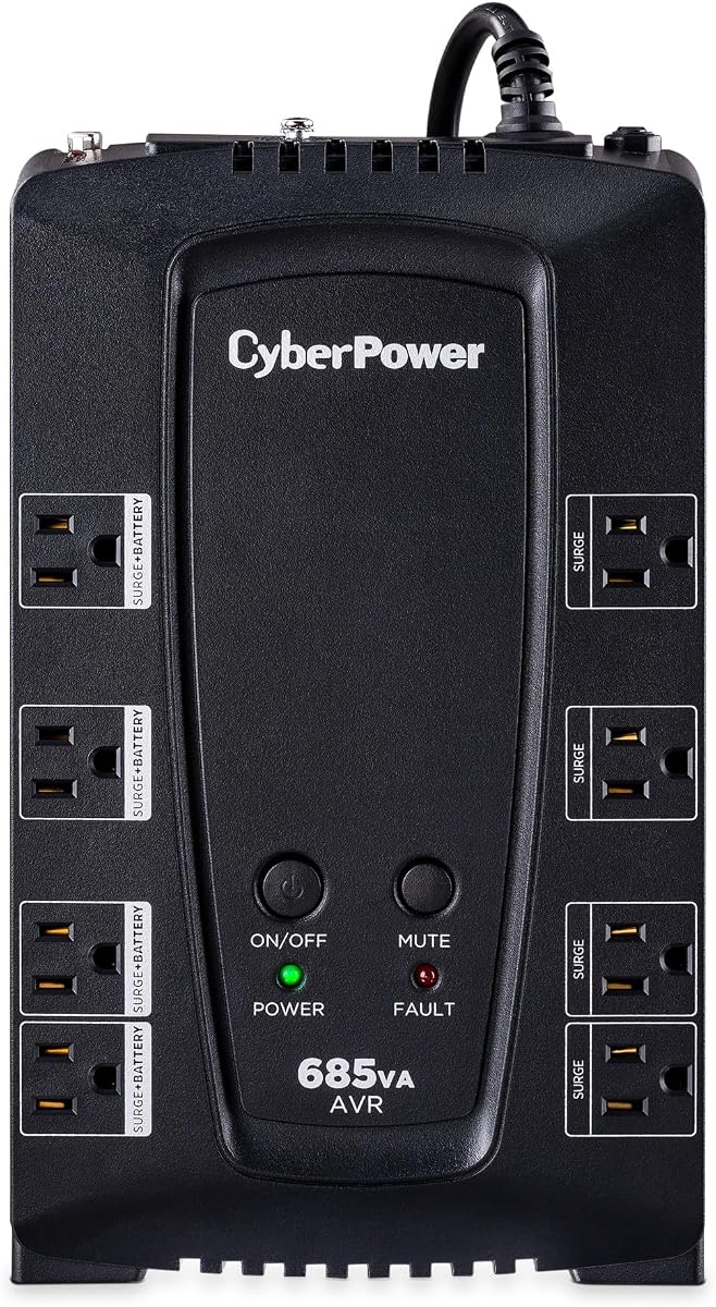 CyberPower CP685AVRG AVR UPS Battery Backup and Surge Protector
