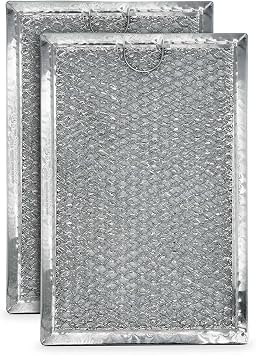 EvertechPRO WB06X10309 Grease Filter Pack of 2 Replacement for GE Microwave 910457 AH228019 EA228019 PS228019