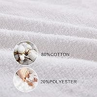 Vista 3 de NTBAY Protector de colchón impermeable de rizo de algodón, transpirable, bolsillo profundo de 14 pulgadas, tamaño individual