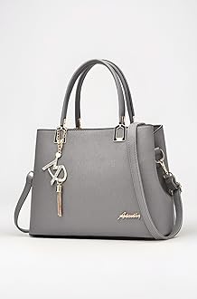 Women's Satchel (XFGB00005US-Dark Gre_Grey)