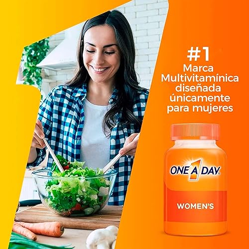 Miniatura 8 de One A Day Multivitamínico para mujer suplemento con vitamina A vitamina C vitamina D vitamina E y zinc para apoyo a la salud inmunológica B12