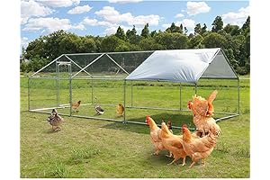Chicken Run Large Ranch House Framed Poultry Coops