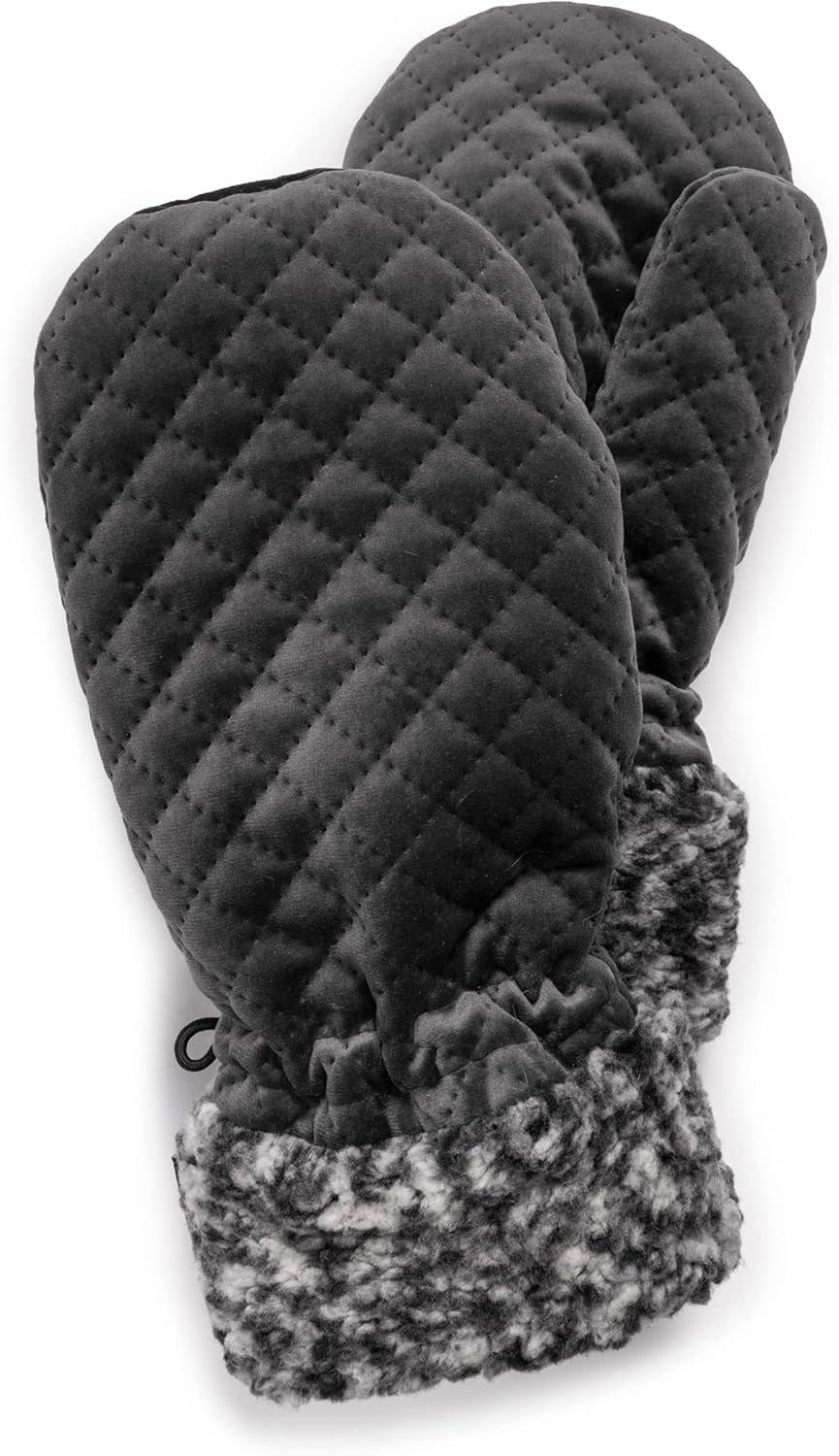WM QUILTED MITTEN-TEAL,OS at  Women’s Clothing store