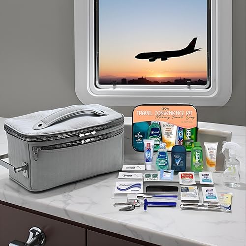 Miniatura 5 de Kit de artículos de aseo de viaje juego de accesorios de aseo de primera calidad artículos de aseo personal artículos de aseo de calidad artículos