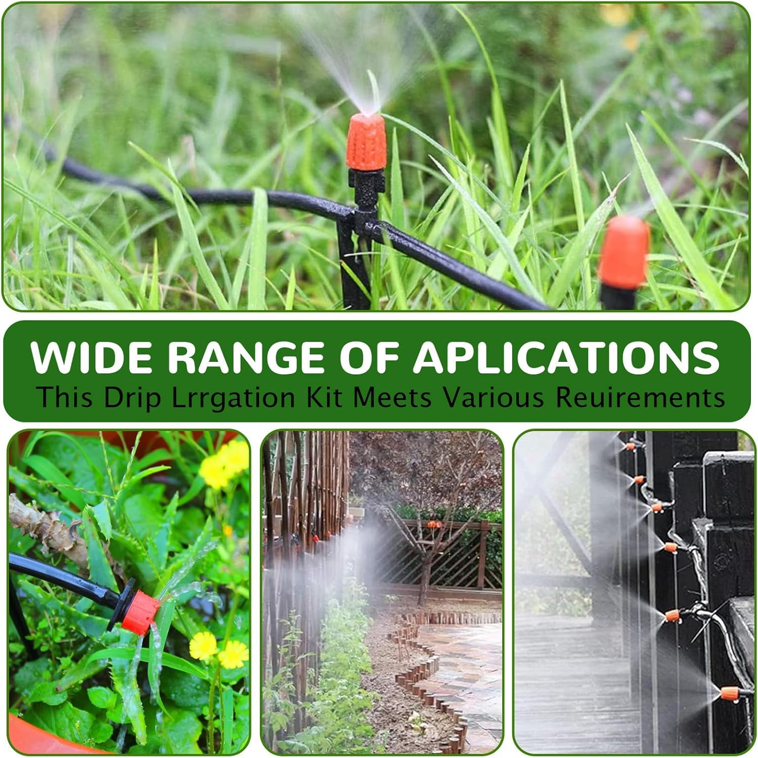Kit D'irrigation Goutte à Goutte Automatique – 200 Pièces, 50 M De Tuyau, Pour Jardin, Serre Ou Balcon