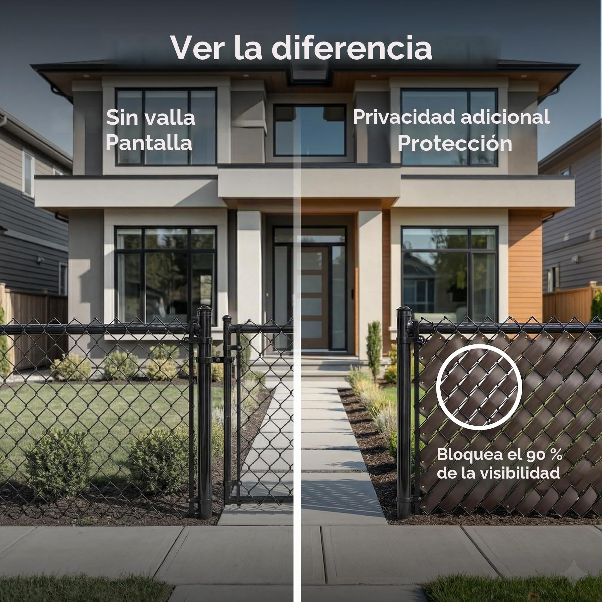 Cinta de privacidad para Valla de Malla de Alambre (Desert Tan)