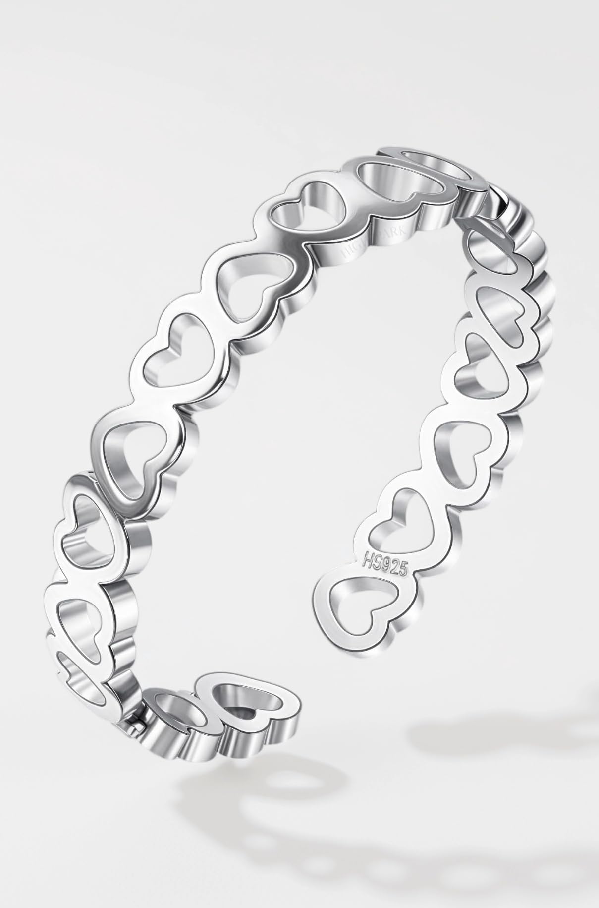 925 Silver Solitaire Rings for Women | Adjustable Contemporary Style | 92.5 Sterling Silver & Diamond Like Brilliance Sparkling Zirconia | Lovely Gift