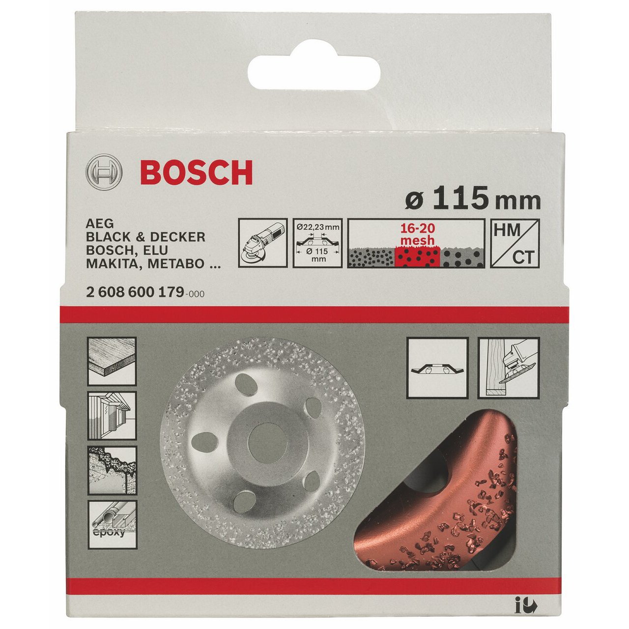 Bosch Meule assiette 115 x 22,2 mm