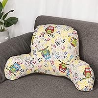 Vista 108 de Bohemian Printed Reading Pillow with Support Arms Soft Bed Rest Pillows Back Support Cushion for Kids Reading Watching TV Sitting Up in Bed Whale