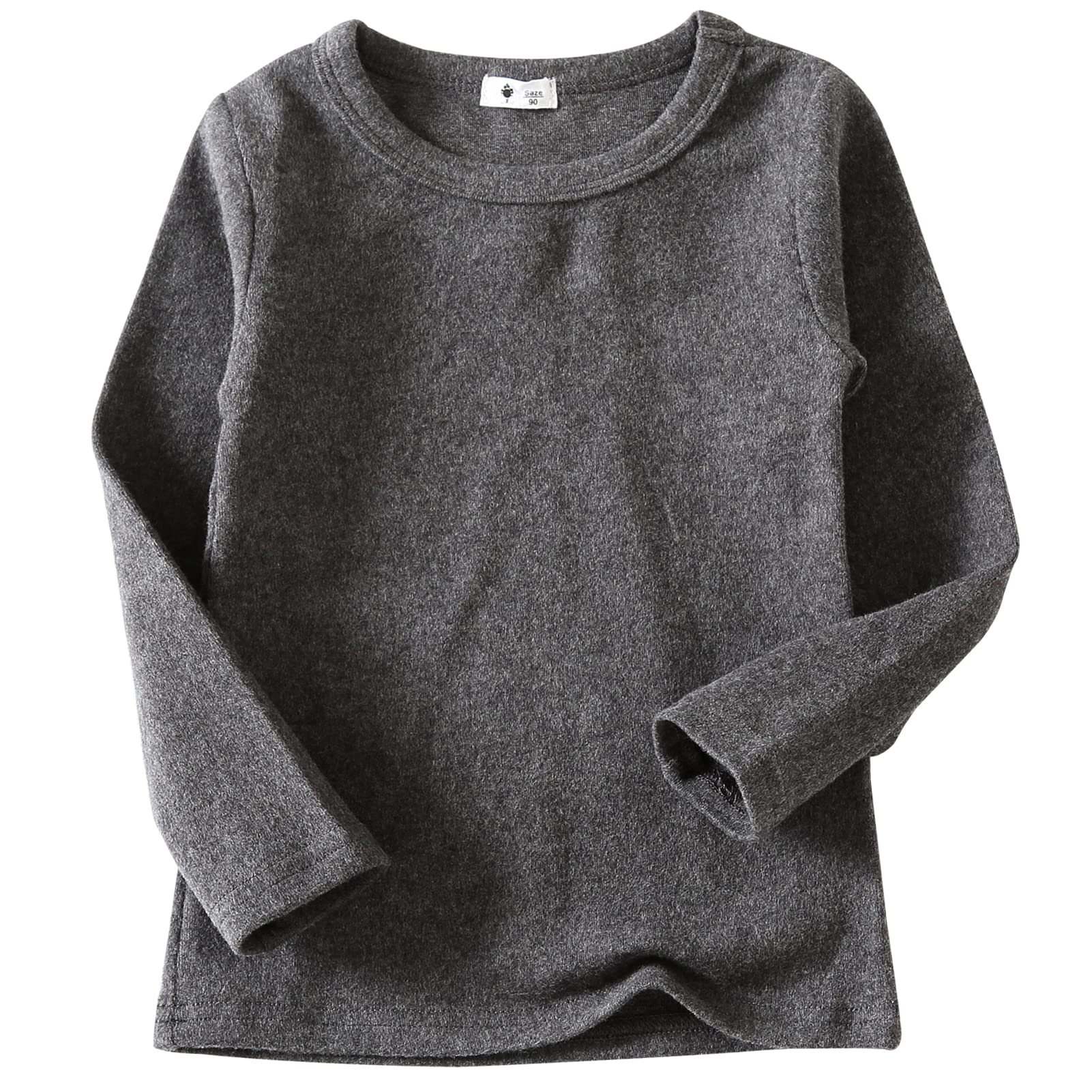 KISBINI Unisex Girls Cotton Long Sleeve T-Shirt Top Tees
