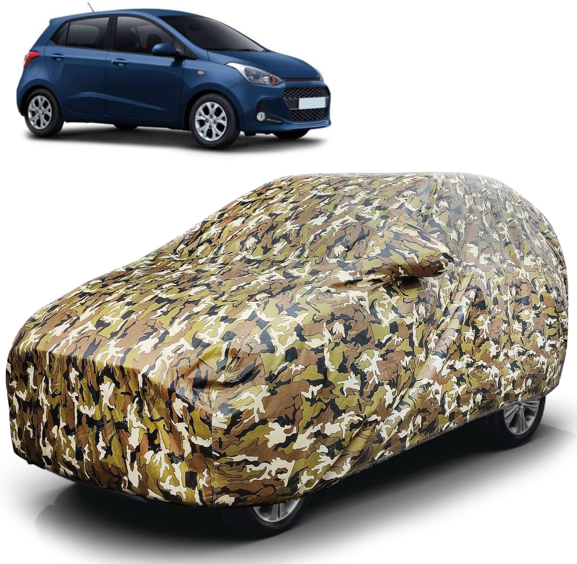 AutoGuys DFI 100 Waterproof Car Cover Military Jungle Print for