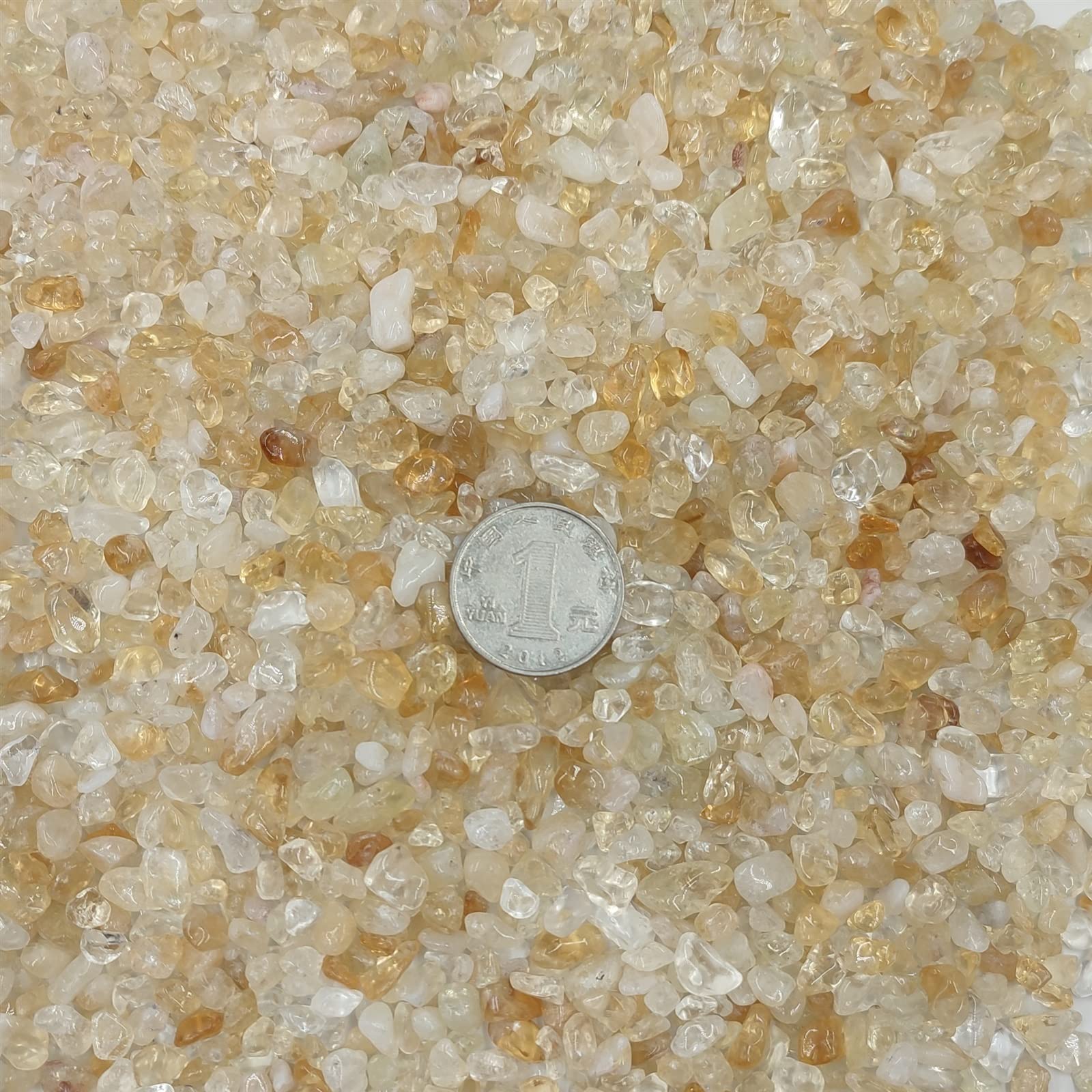 100g Citrino Natural Grava Yello Cristal Cuarzo Piedra Roca Gema Chips Pecera Acuario Decoración Espécimen Inicio Colecciones