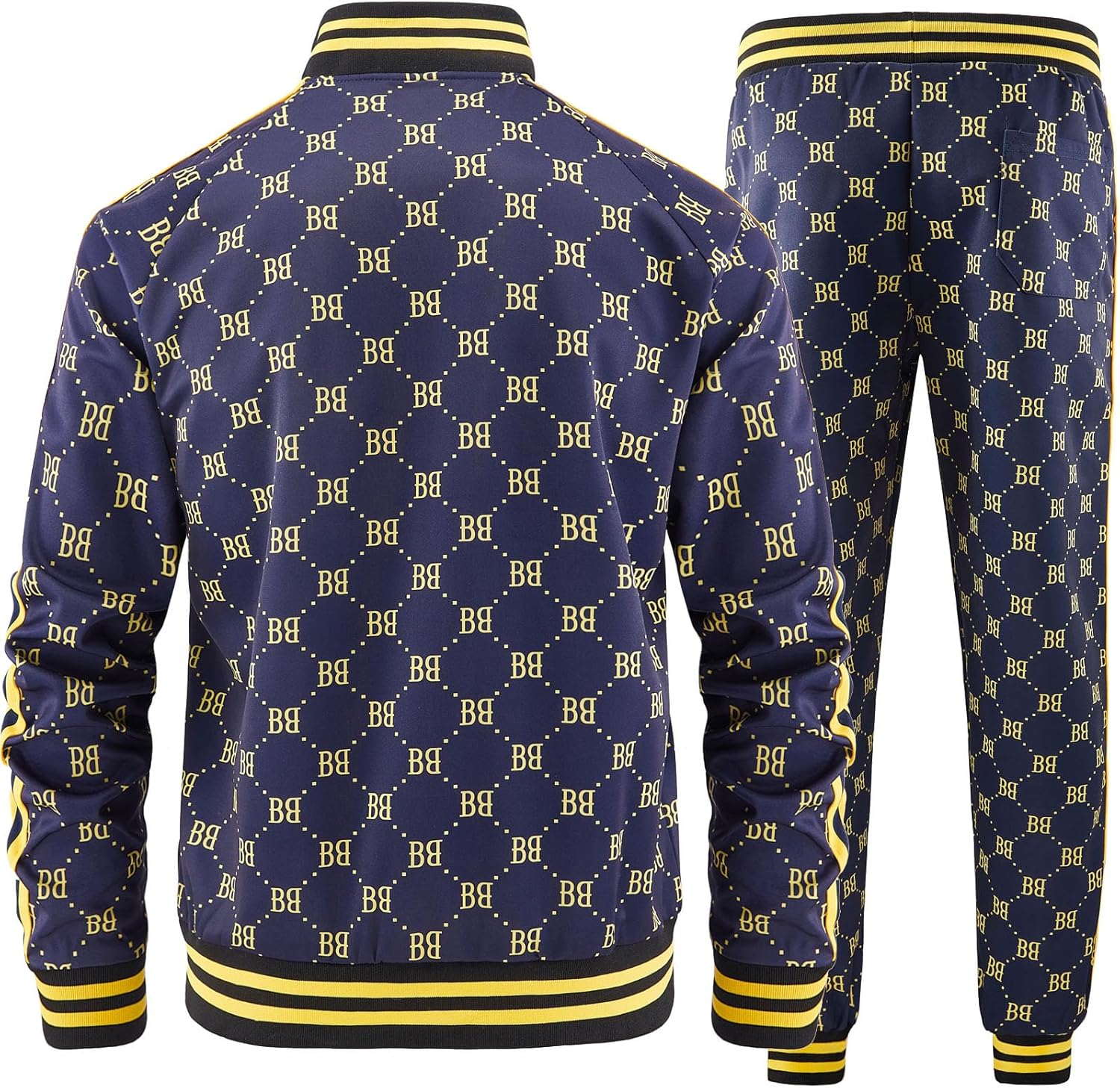 Track Suits for Men Set Plaid Tracksuit Mens Sweatsuits 2 Piece Sport Jogger Sweat Suits Clothes Jogging Outfits - Image 3