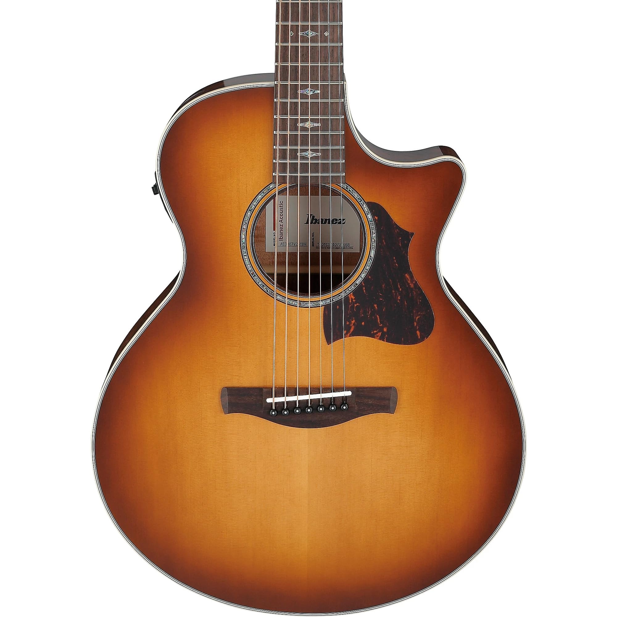 Amazon.com: Ibanez AE3007FMH 7-string Acoustic-electric Guitar