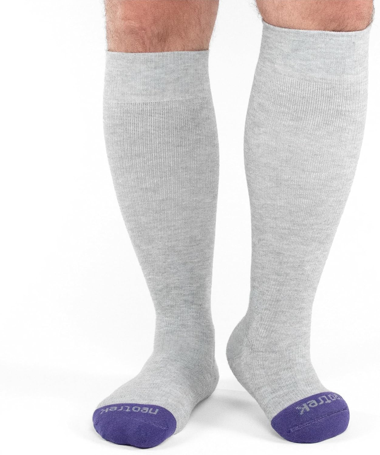 Knee High Compression Socks 15–20mmHg Mixed Pair (1 Standard + 1 Short Transmet) for Men & Women – Circulation, Swelling, Travel & Work Support with Comfortable, Breathable Fit