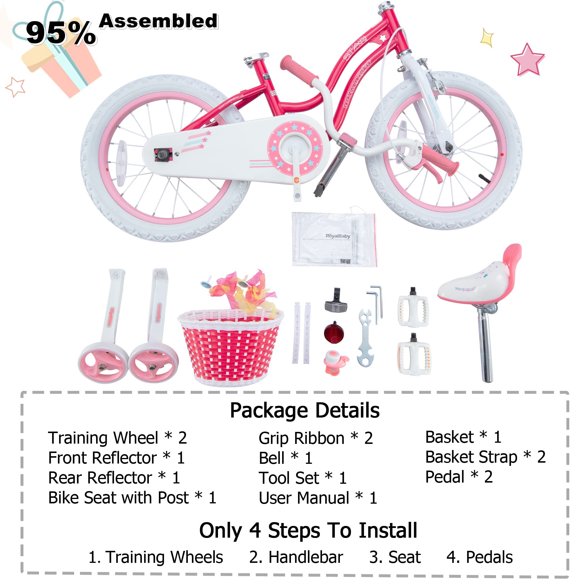 royalbaby stargirl bike 16