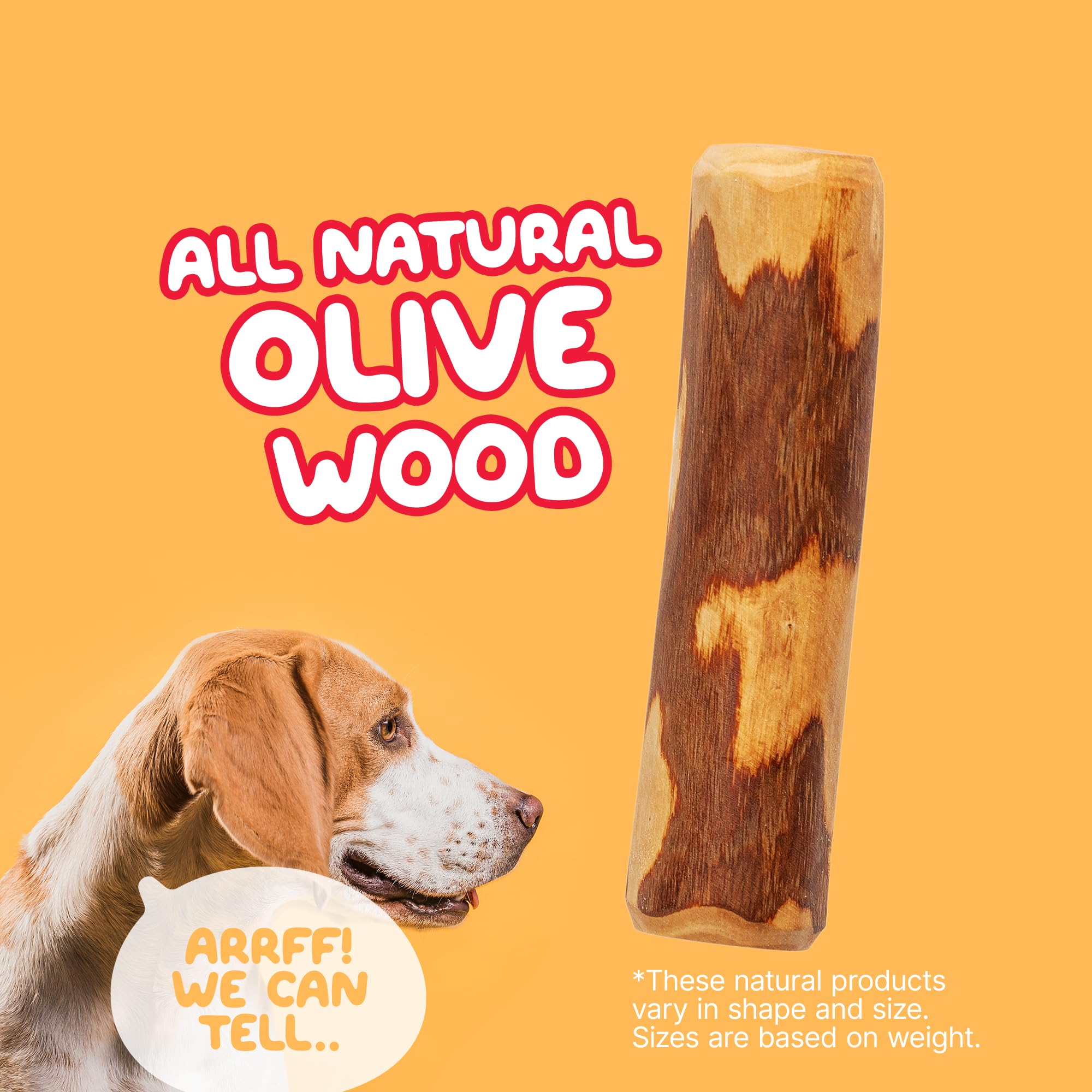 Little Loyals 100% naturalne drewno oliwkowe premium do żucia, zabawki do żucia dla szczeniąt do ząbkowania, zabawki do żucia dla psów, zabawki dla agresywnych żucia|zabawki dla szczeniąt | wytrzymałe