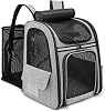 Expandable Cat Backpack Carrier-Dog Carrier Backpacks for Small Dog,Cat Carrier Backpack for all scenarios,Provides Pets with Plenty of Room to Move Around Freely - 11.8x9.4x14.2in(30x24x36cm)(4 kg)