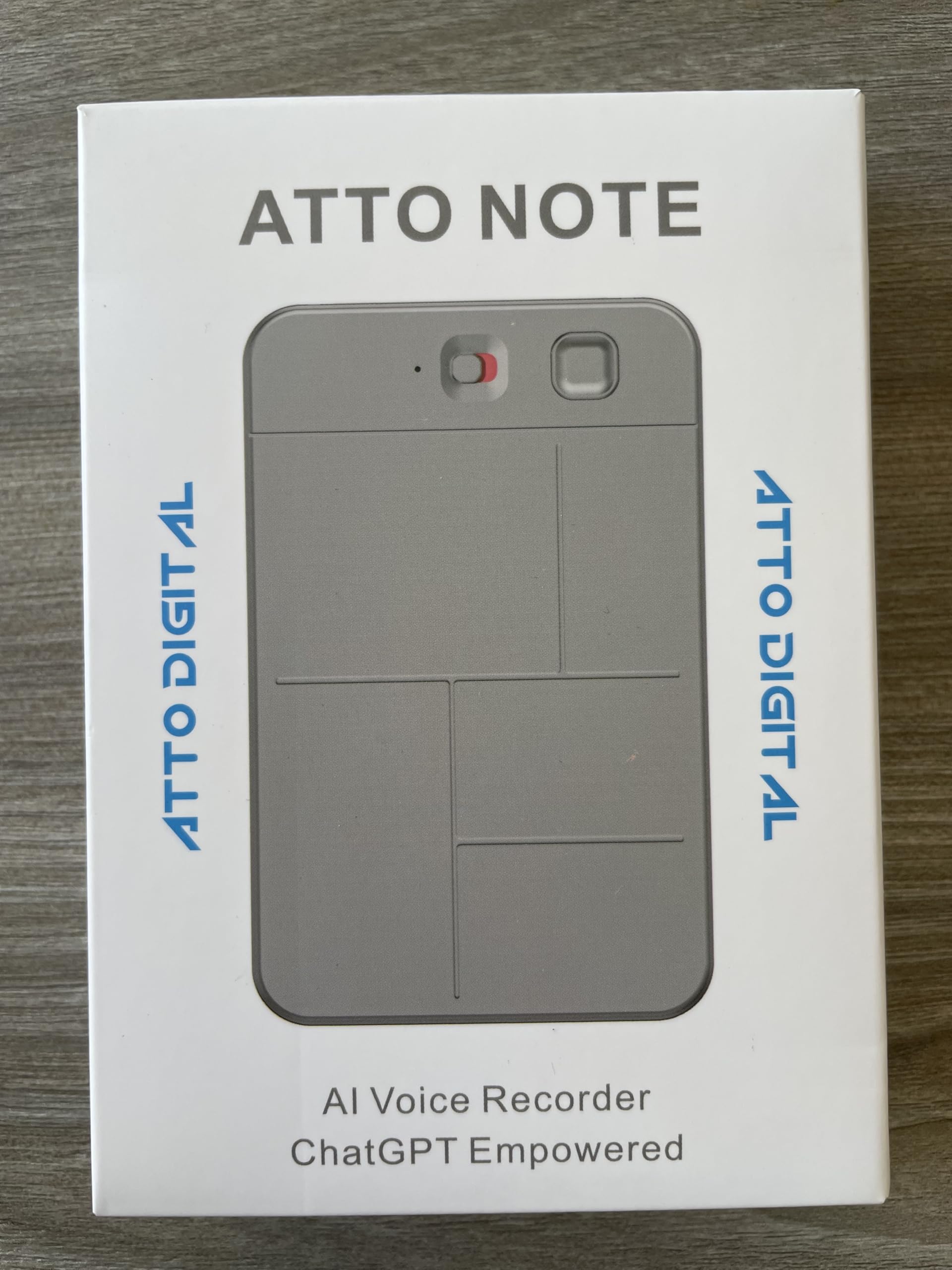 KI-Sprachrekorder, ATTO Note spezielle App zum Transkribieren und Zusammenfassen mit KI-Technologie, Unterstützung mehrerer Sprachen, Audiorecorder für Vorlesungen, Meetings, Memos, Anrufe – 64 GB