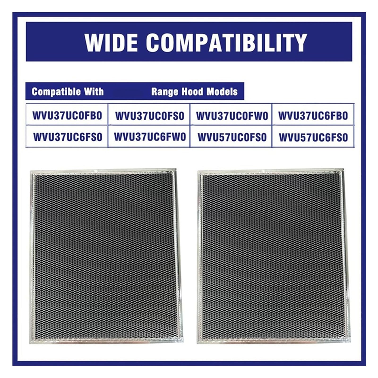 B02C Accessori for Cappa Aspirante Filtro Di Ricambio Da 4 Pezzi, Compatibile Con Whirlpool, Parti W10905734