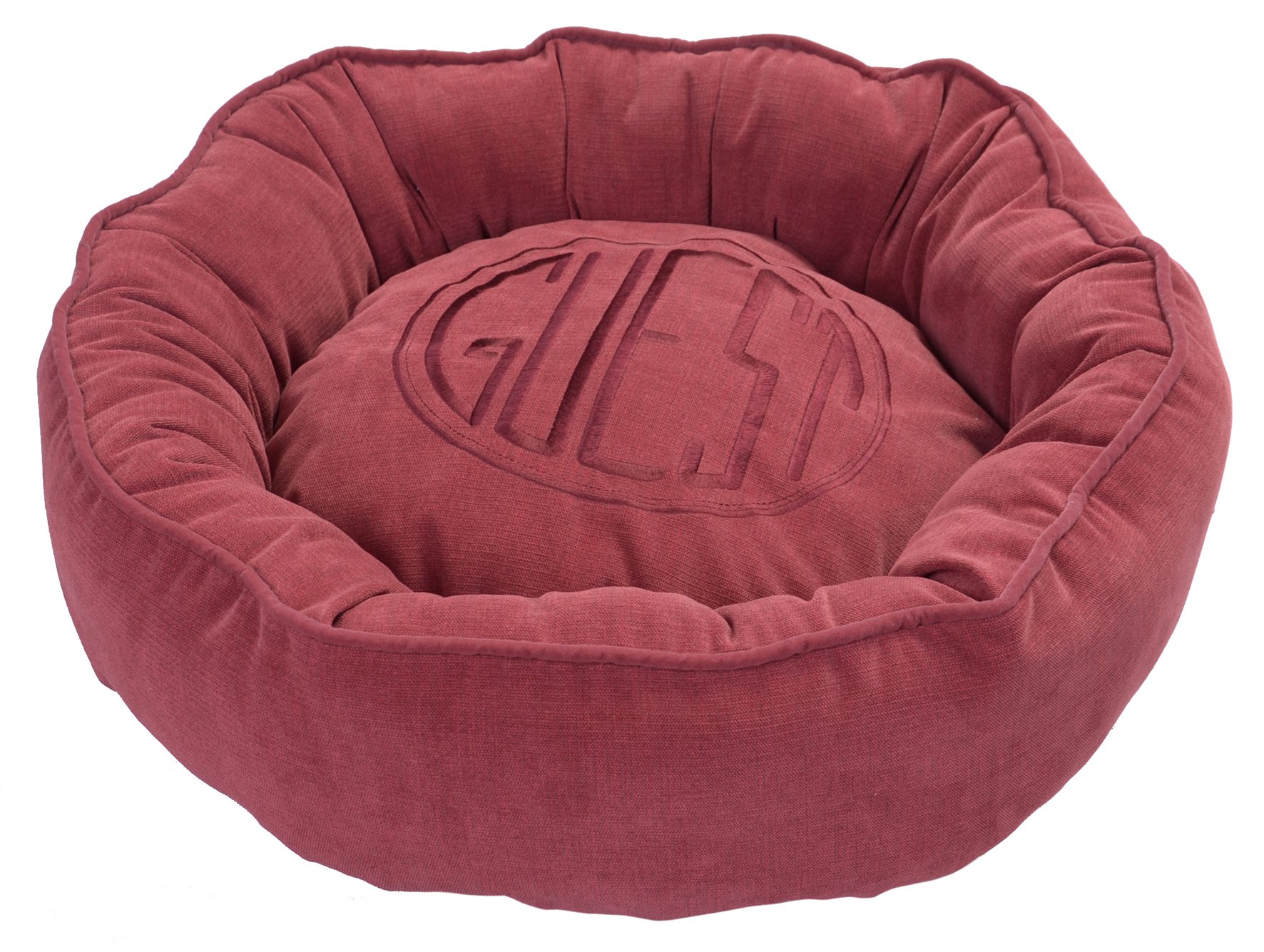 Wouapy 216821GSR Guest Velour Coussin pour Chien Rouge 50 cm