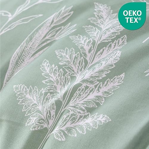 Miniatura 2 de JANZAA Juego de edredón tamaño King  Juego de edredón floral King, edredón tamaño King para todas las estaciones, 3 piezas, 1 edredón (90 x 104