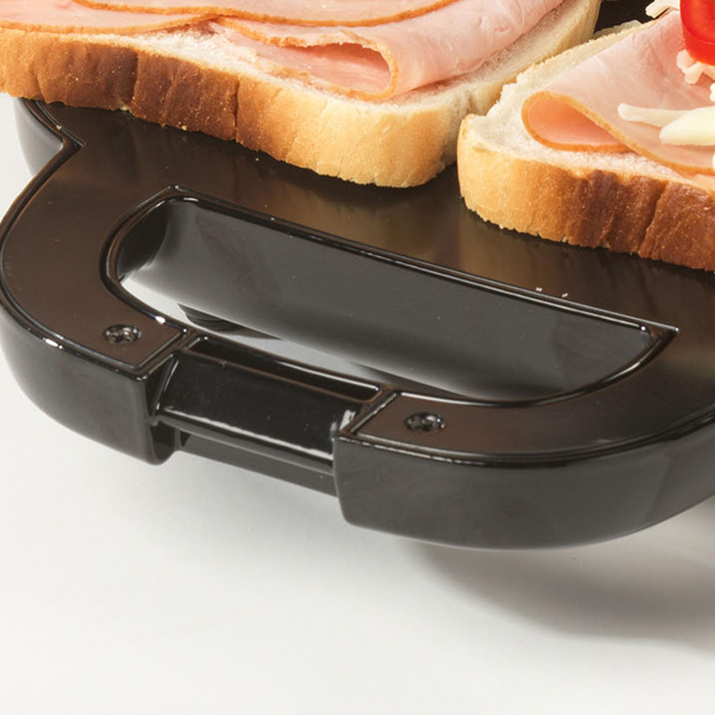 Salter Tostiera elettrica a 2 panini – Tostapane a forma di borsa con piastre antiaderenti profonde, controllo automatico della temperatura, manico a tocco freddo, 750 W