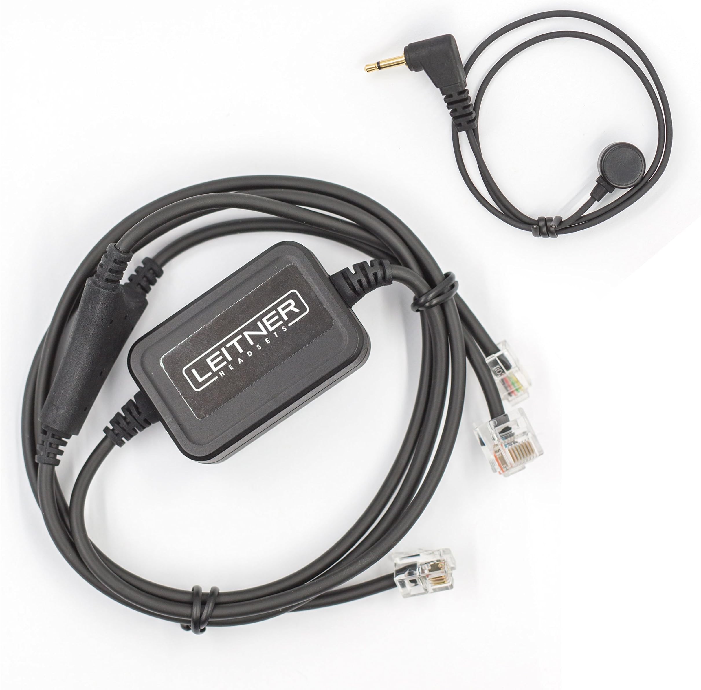 Leitner Electronic Hookswitch for Avaya and ShoreTel Phones – Compatible with All Wireless Office Headsets