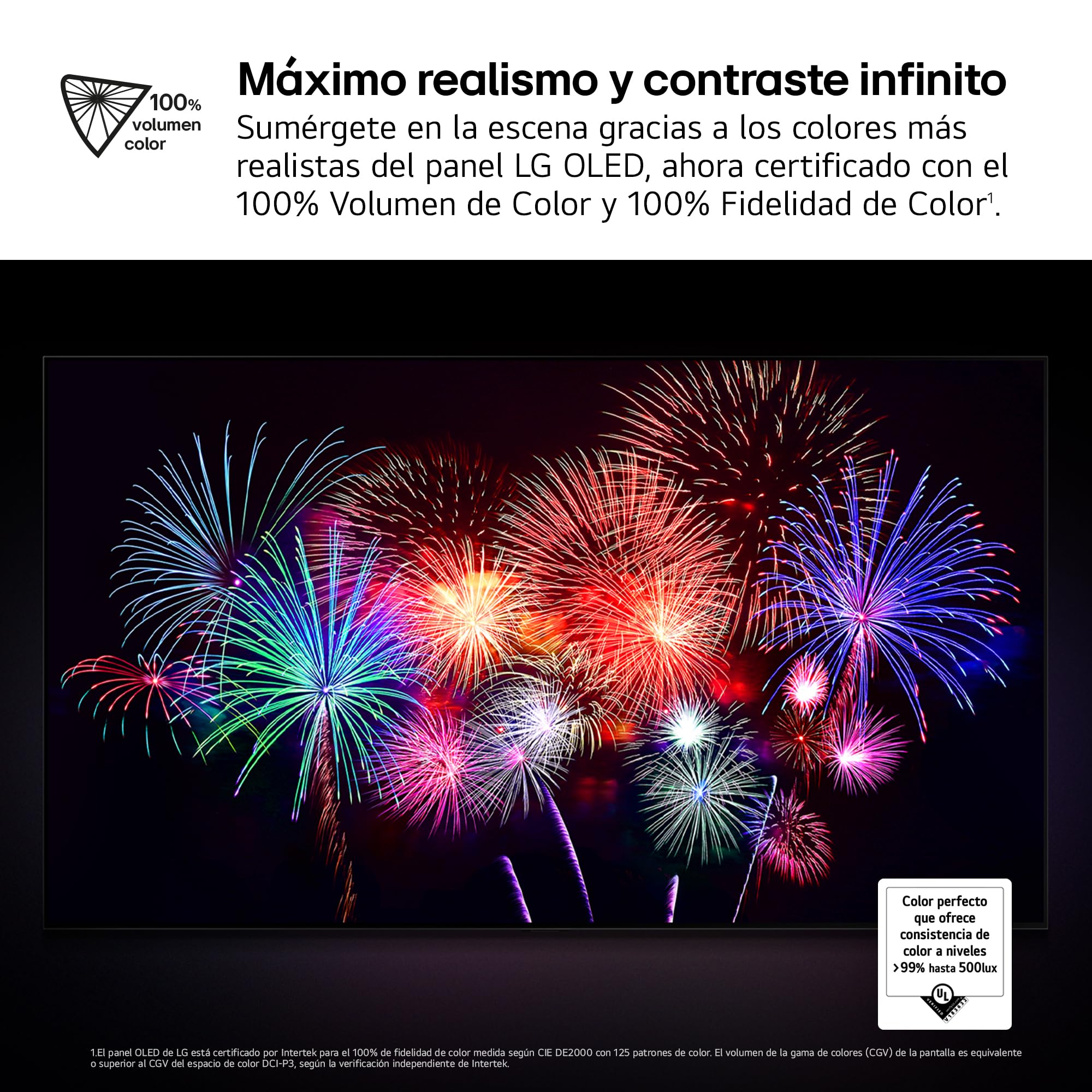 LG OLED65C54LA - TV 65", OLED EVO 4K, Smart TV AI C5, WebOS 25, Super Upscaling, Dolby Vision y Dolby Atmos, AMD FreeSync, Alexa/Google Assistant, Negro